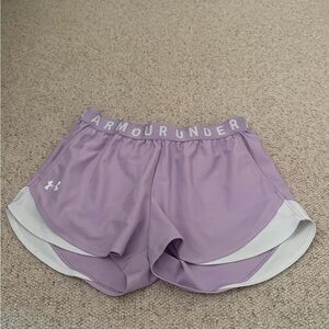 Under Armour Women's Lavender Athletic Shorts